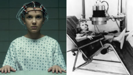 eleven zo strnager things a pokusy na ľuďoch v minulosti