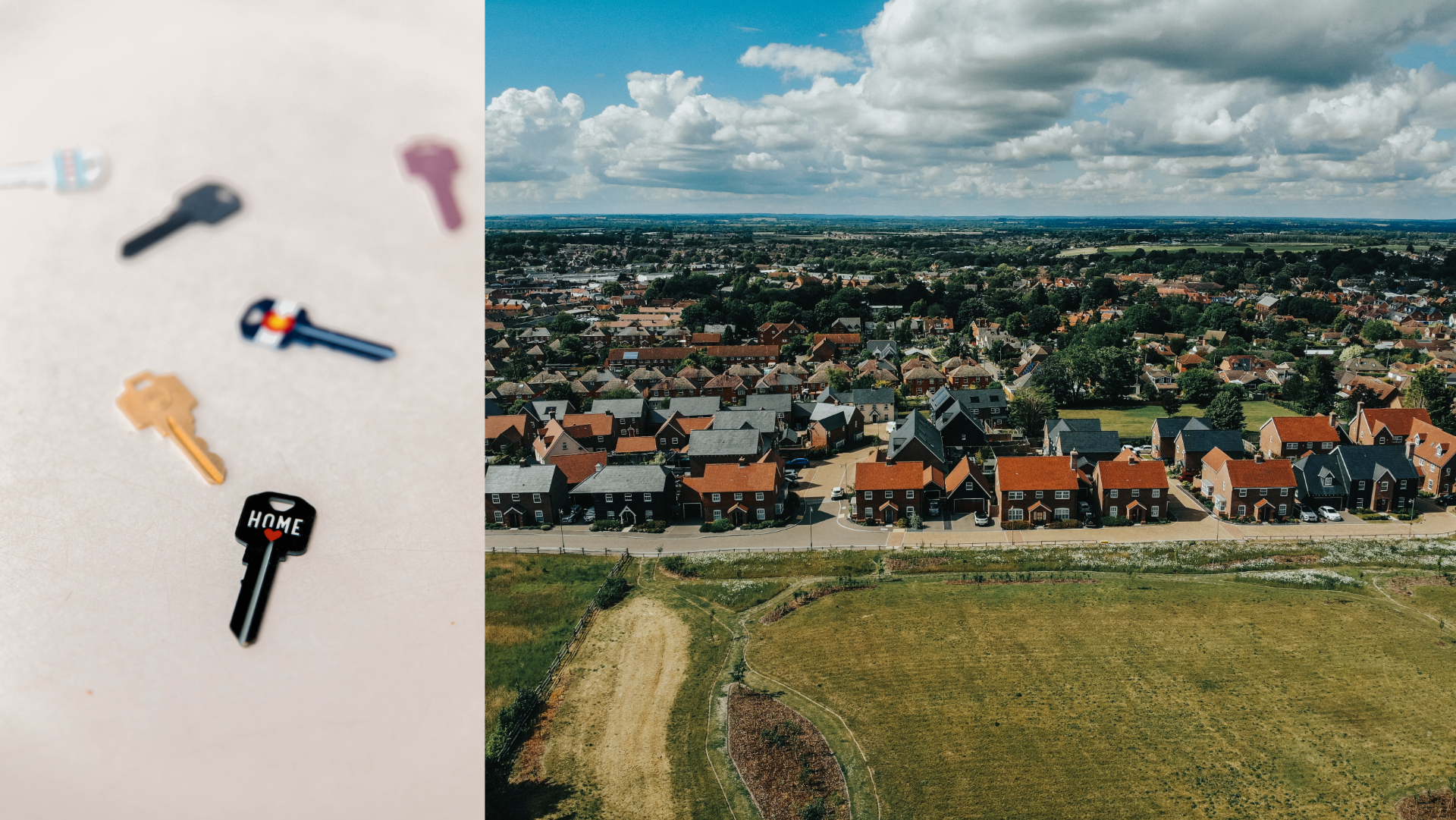 kľúč od domu, rodinné domy