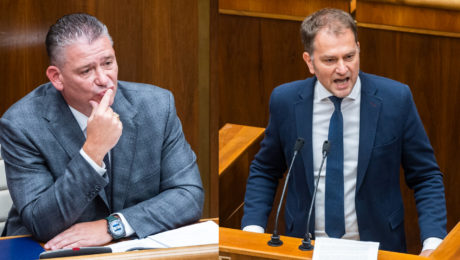 Roman Mikulec na 71. schôdzi NR SR, Igor Matovič na 71. schôdze NR SR.