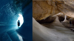 Topiaca sa ľadová jaskyňa na ostrove Devon/Dobšinká ľadová jaskyňa, ilustračné foto