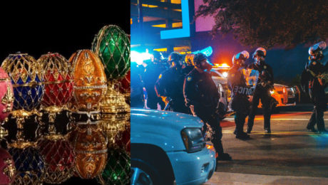 Fabergého vajcia, policajná razia, ilustračné foto