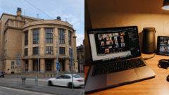 Budova UK v Bratislave, online výučba
