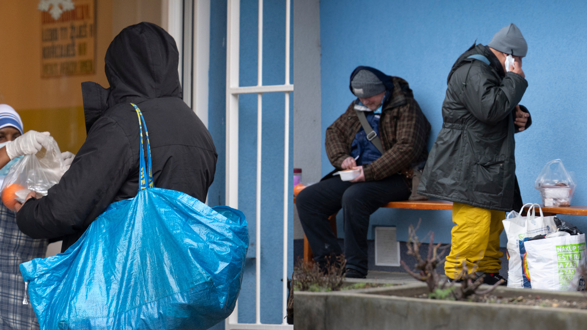 Bezdomovci s igelitovými taškami