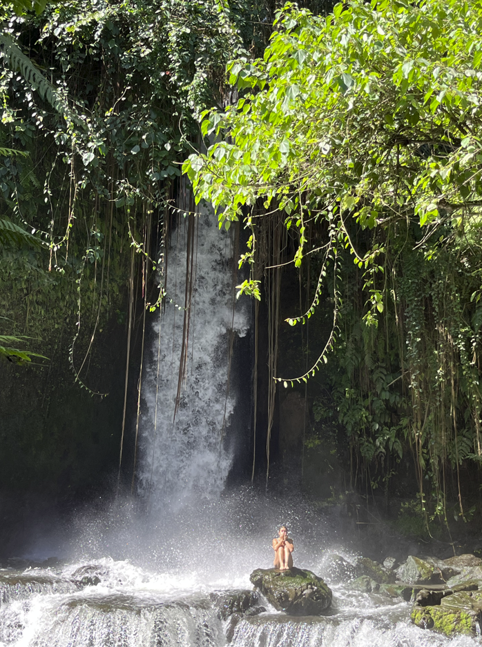 Na snímke je Slovenka na Bali.