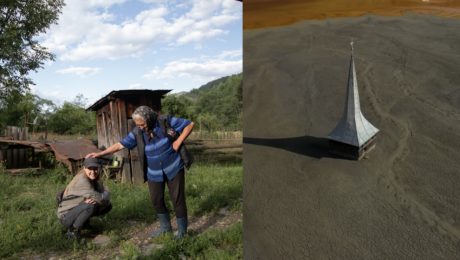 Na snímke je obyvateľka obce Geamăna.