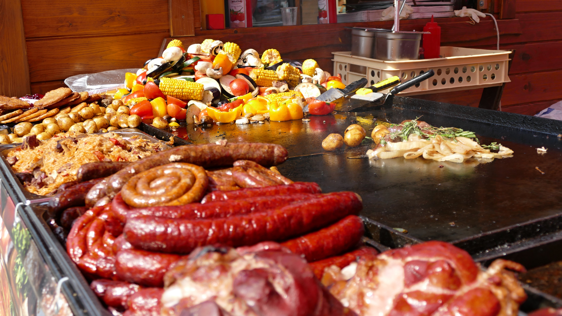 mäsové výrobky pripravované na grile