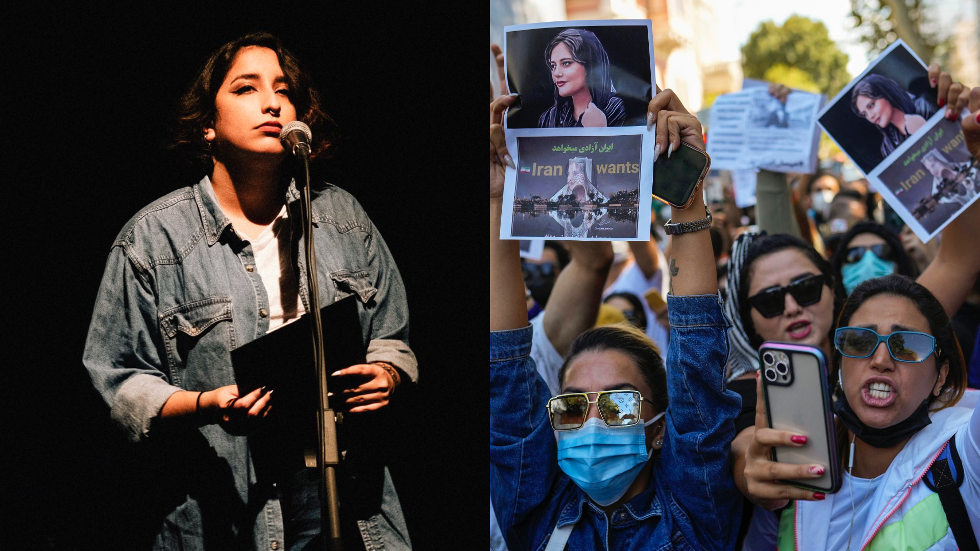 Nasi Motlagh, iráska komička žijúca na Slovensku, hovorí o protestoch v Iráne proti povinnému džihábu, morálnej polícii a režimu