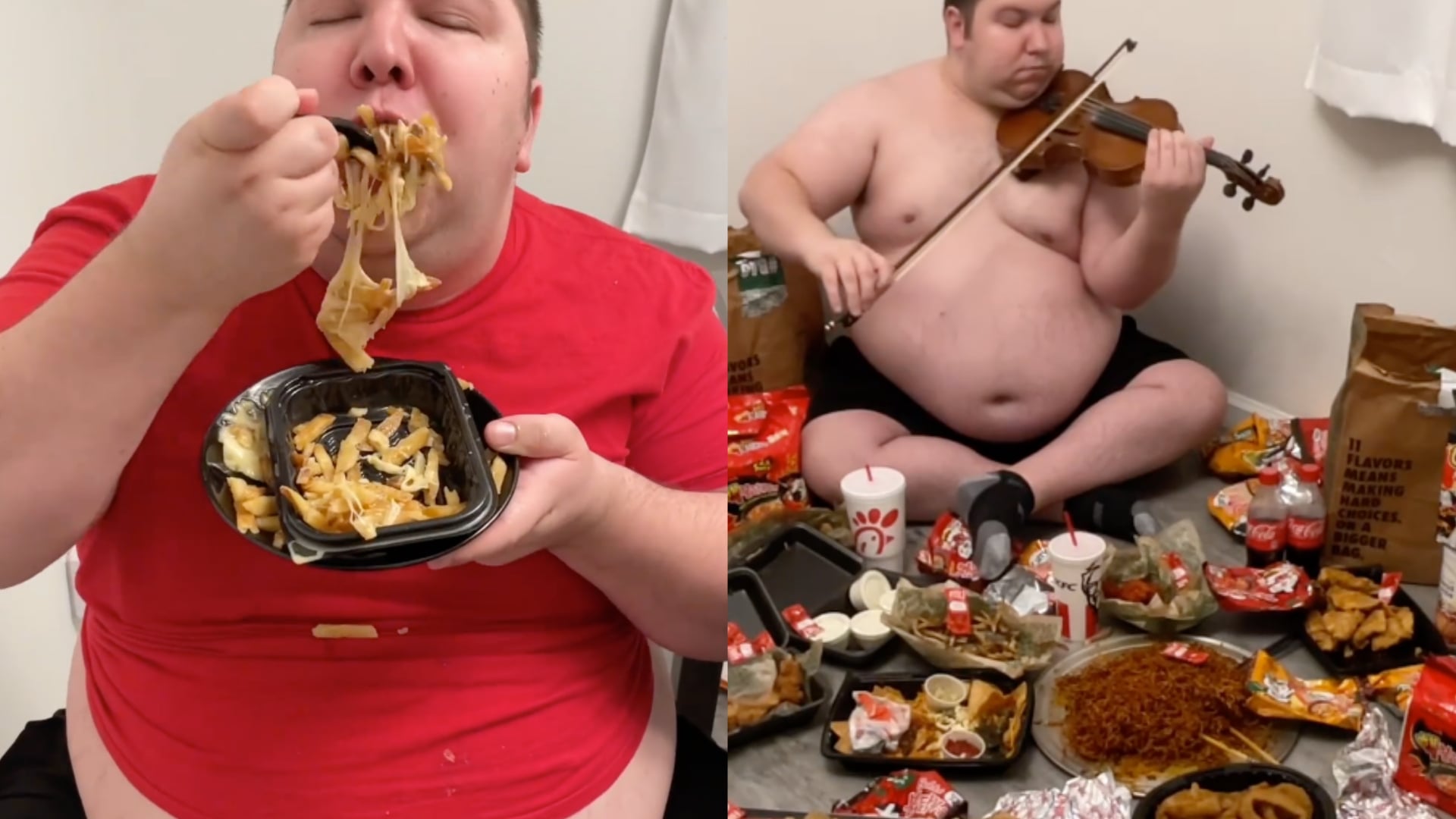 Nikocado Avocado sa prežiera a hrá na husle