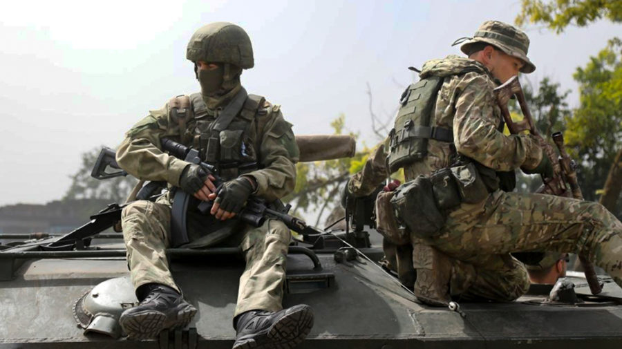 Ruskí vojaci na Ukrajine