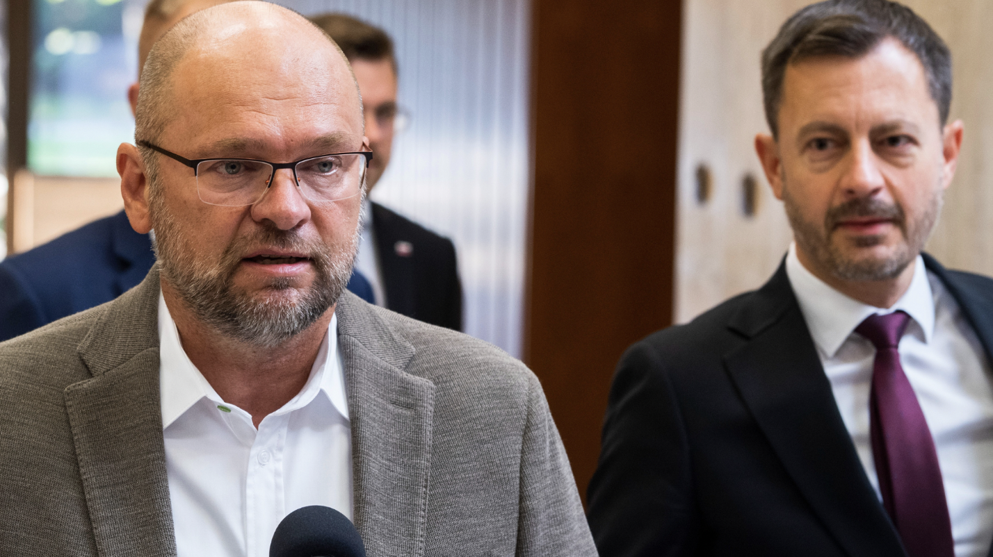 Na obrázku je Richard Sulík