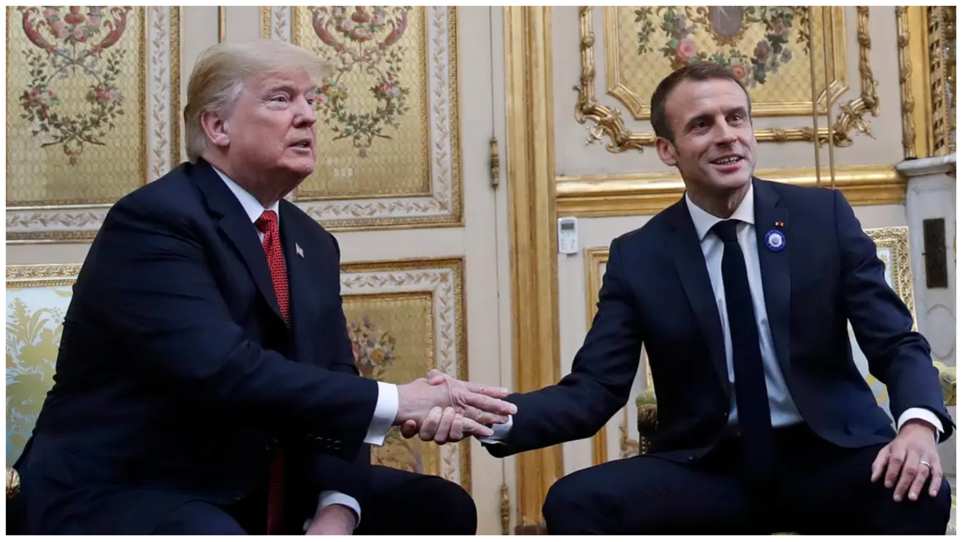 Trump a Macron