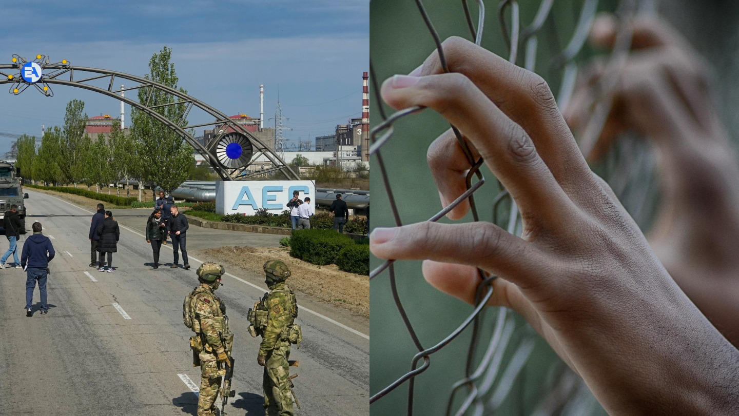 záporožská elektráreň väzni