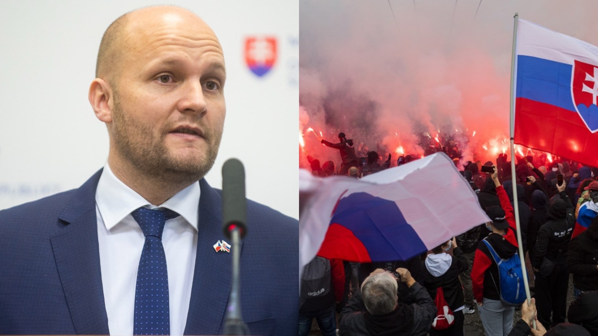 Jaroslav Naď, protesty pred Úradom vlády