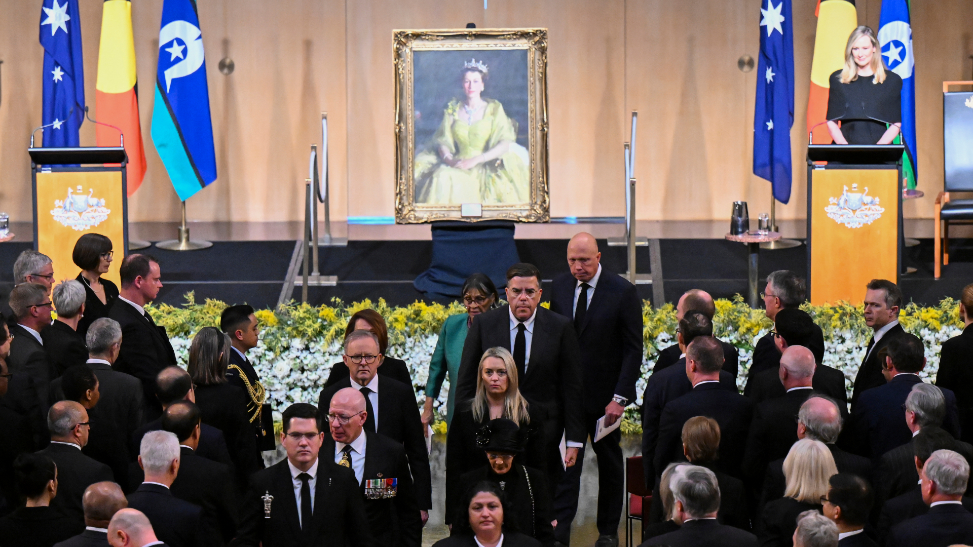 austrálska vláda si pripomenula pamiatku kráľovnej alžbety II.