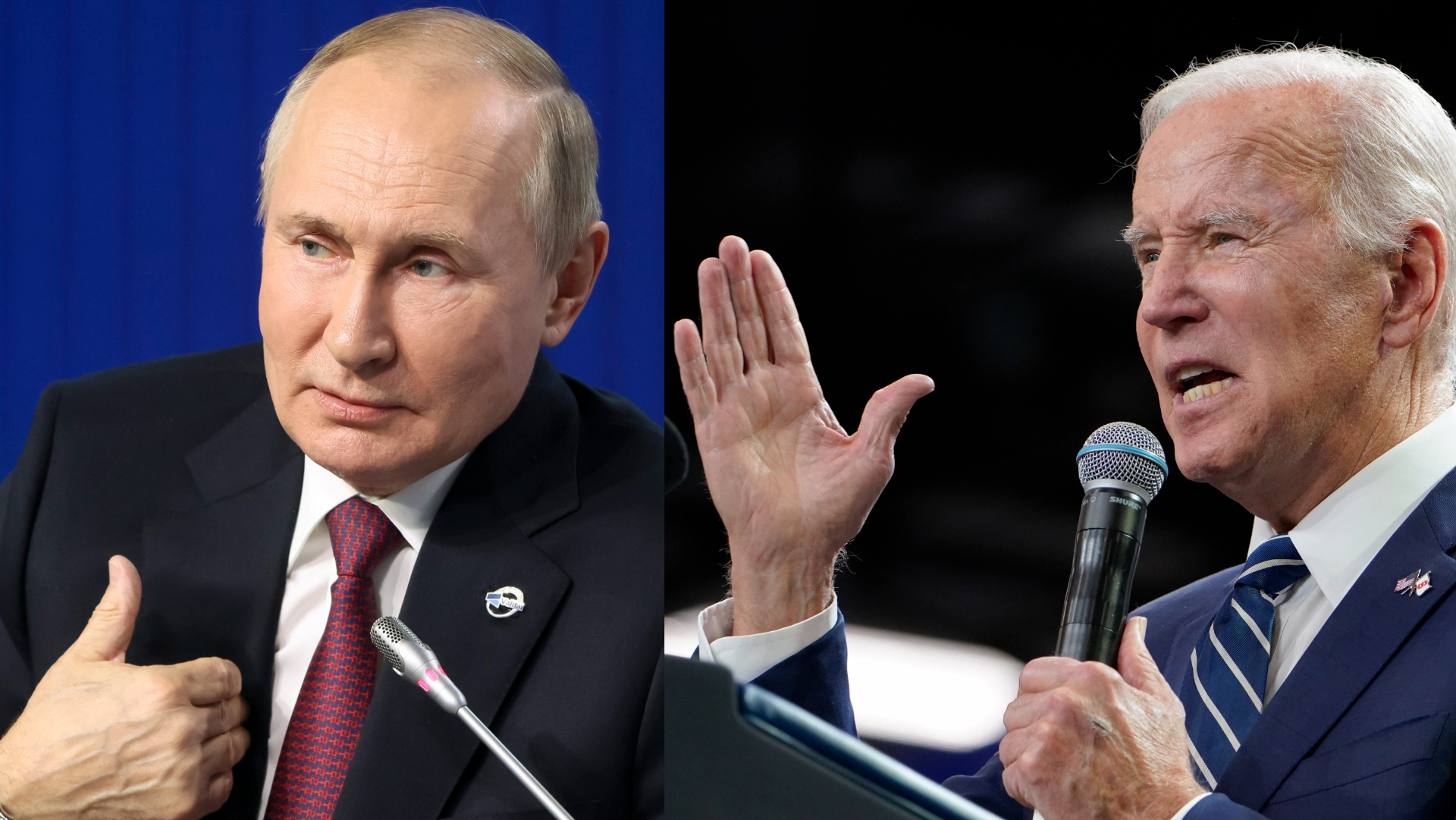 Vladimir Putin, Joe Biden