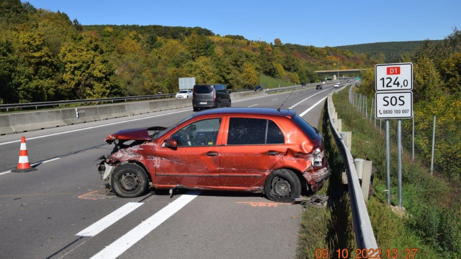 Dopravná nehoda na diaľnici D1, pri ktorej opäť asistoval alkohol.
