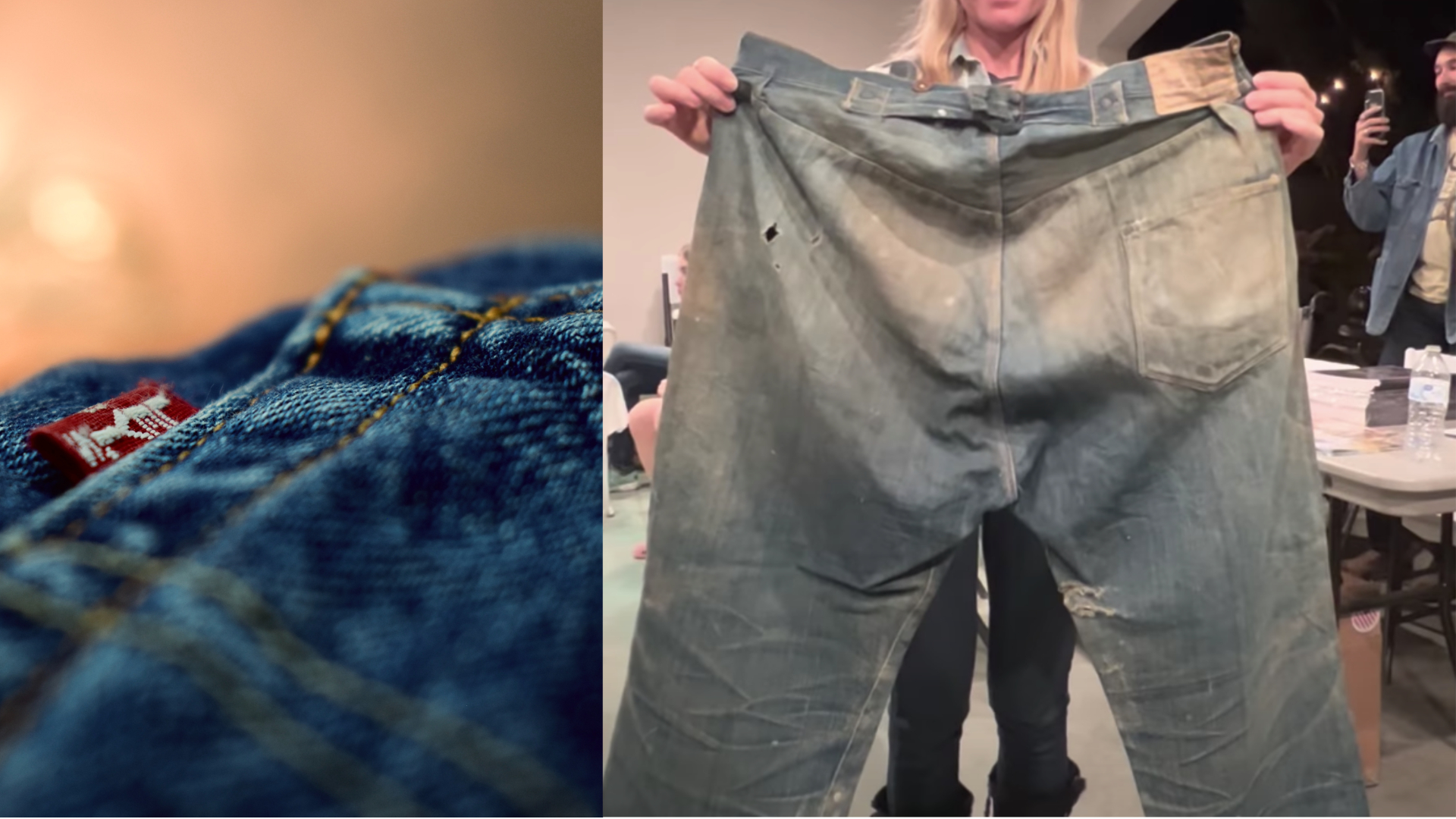 Džínsy Levi's vydražené v aukcii