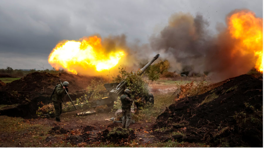Vojaci ostreľujú ukrajinské územie, ilustračná foto