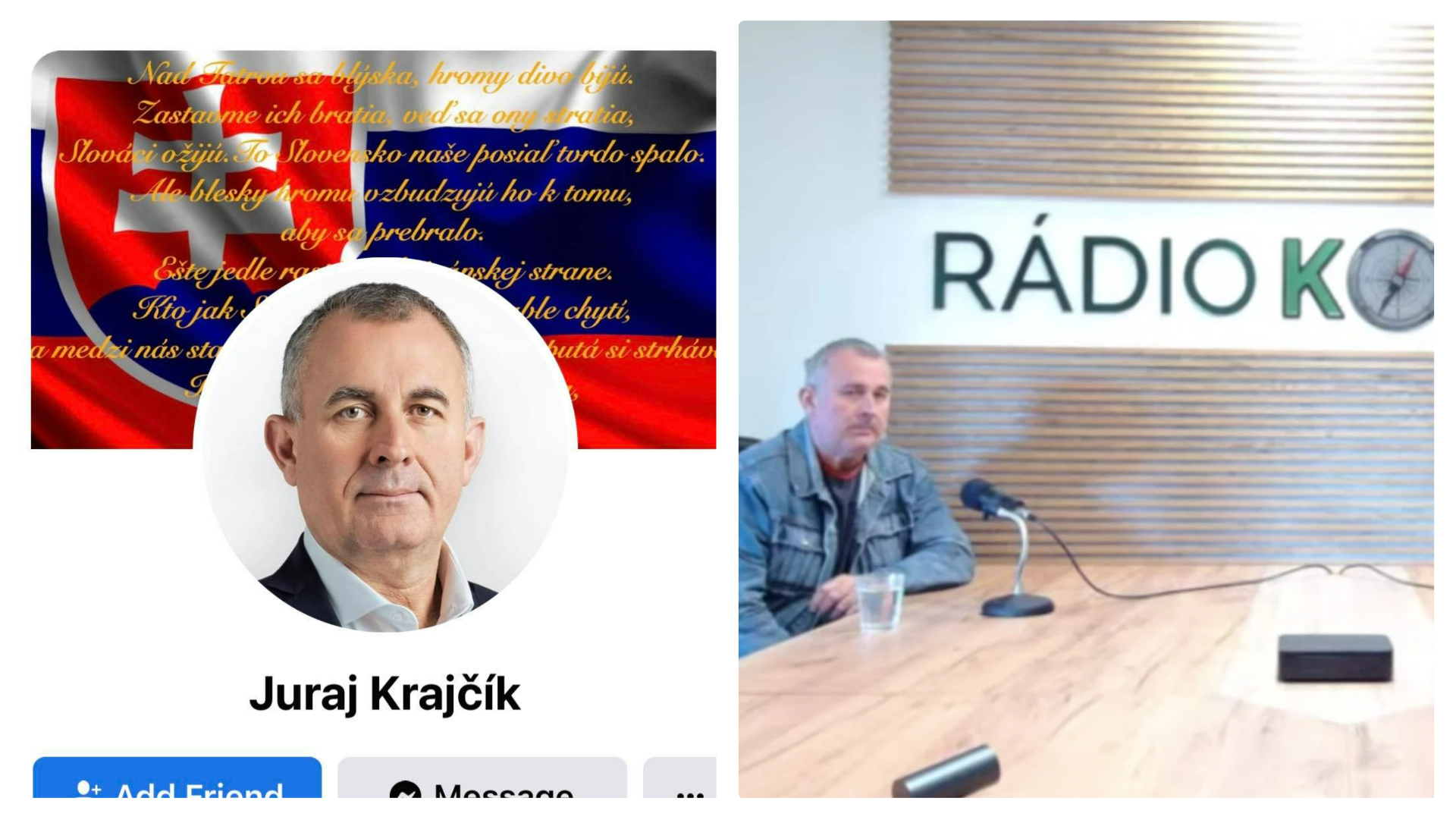 Profil Juraja Krajčíka