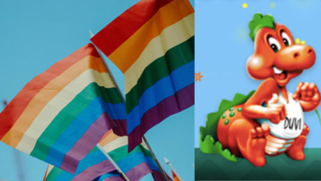 LGBTI+ vlajka, maskot Dráčika
