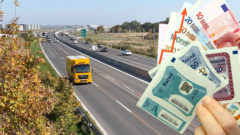 Dialnica so známkami a peniazmi