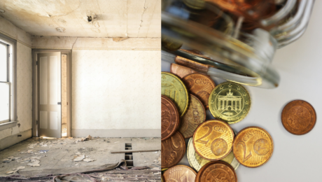 Prestavba domu a centy v nádobe