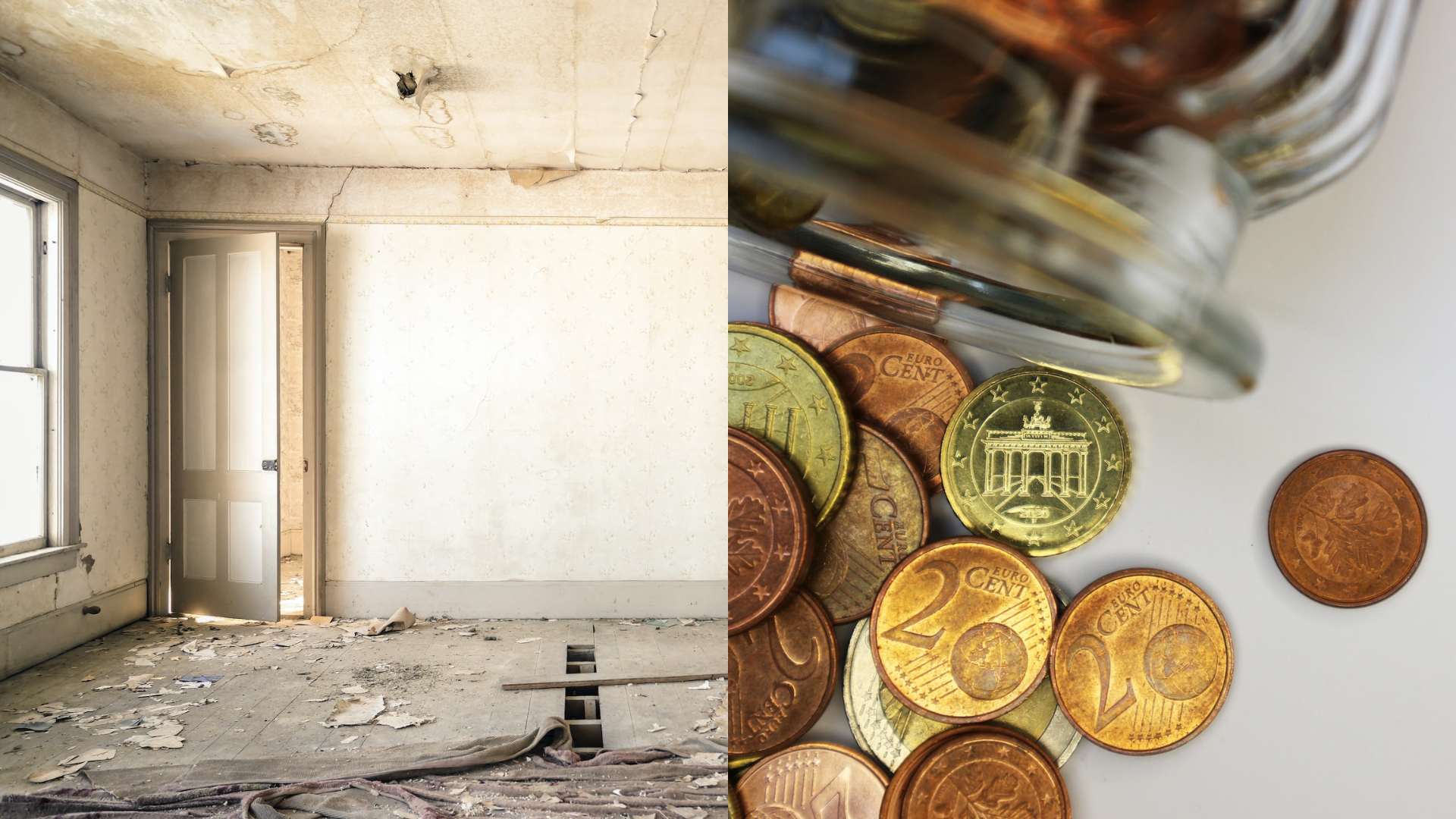 Prestavba domu a centy v nádobe