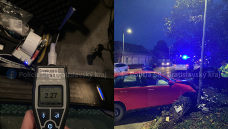 Dýchacia skúška a nehoda automobilu