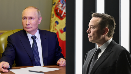 Vladimir Putin a Elon Musk