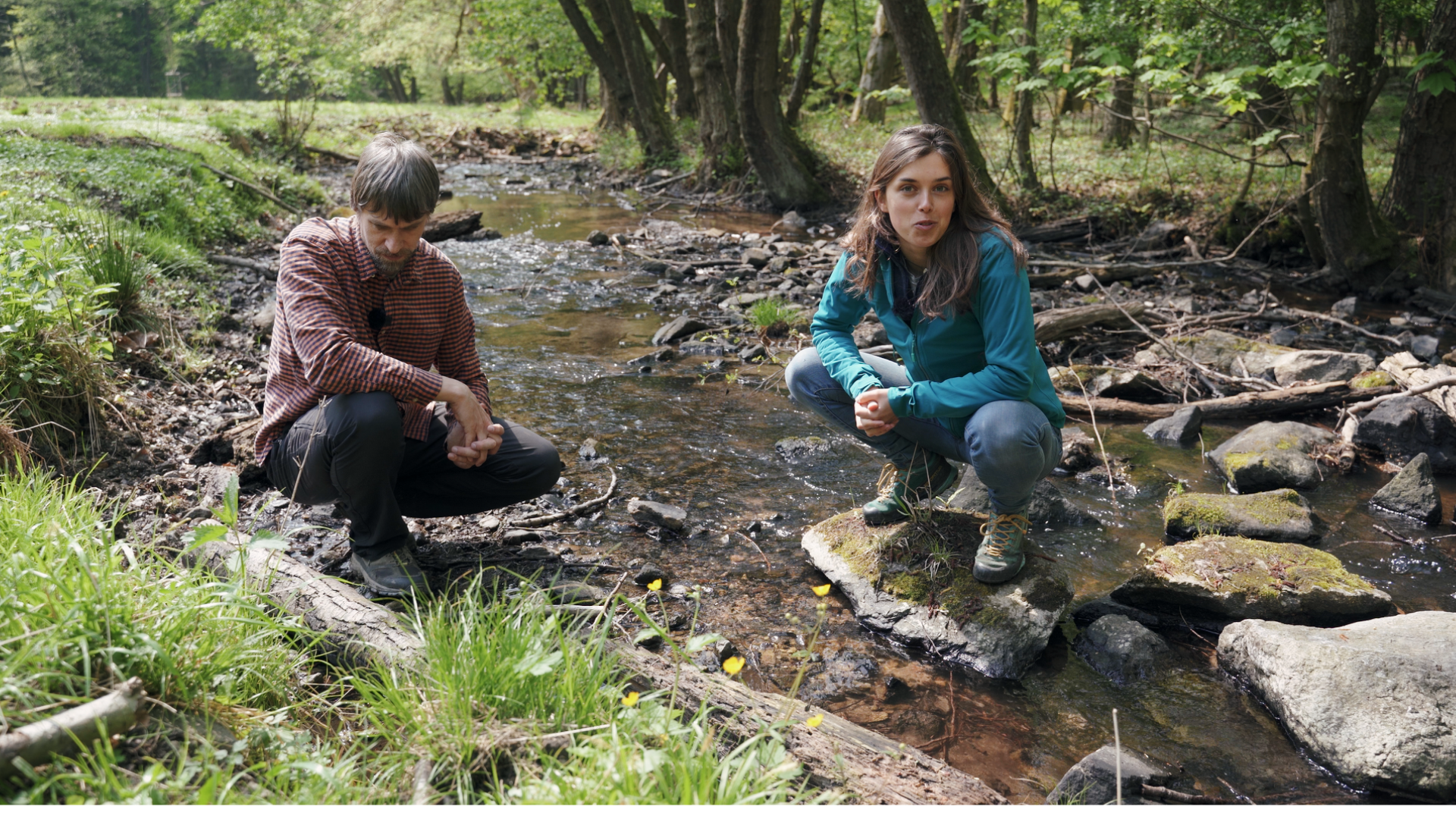 Členovia Lesmíru Lea Kurpasová a Michal Noga