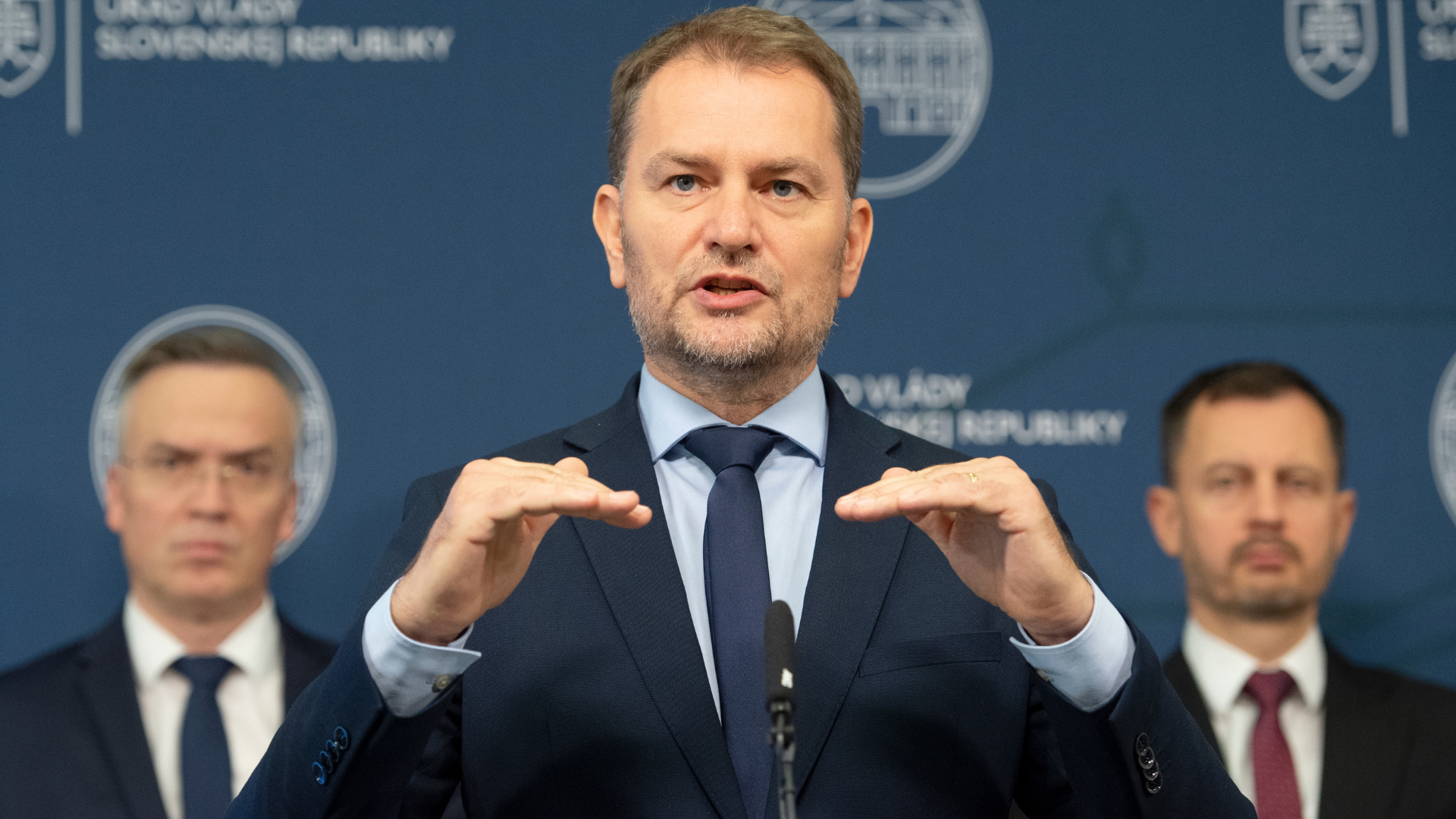 Igor Matovič gestikuluje