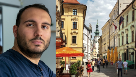 Adrian Gubčo a Bratislava