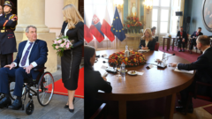 Miloš Zeman a Zuzana Čaputová sa rozprávajú