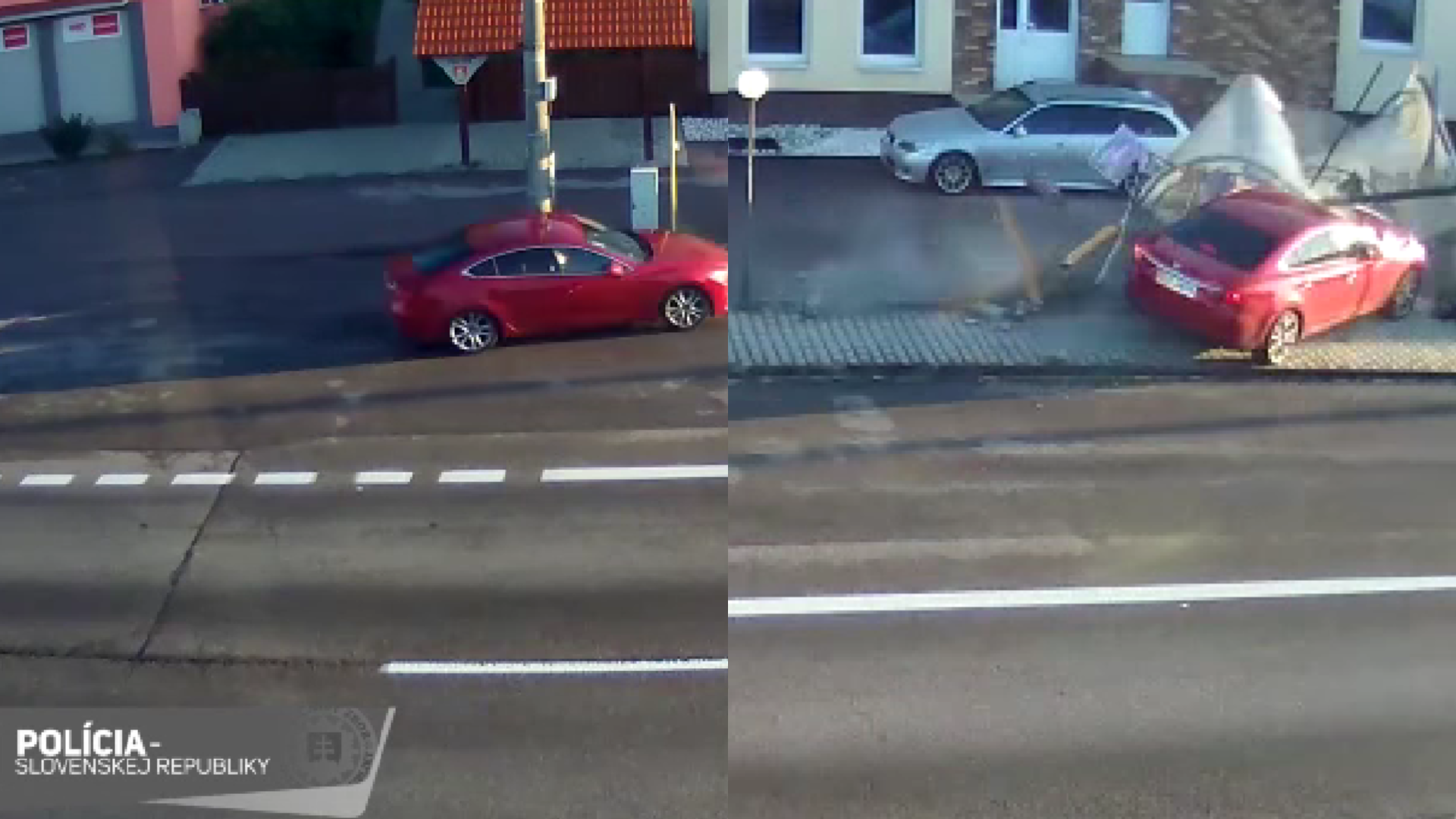 Vodič vrazil do autobusovej zastávky