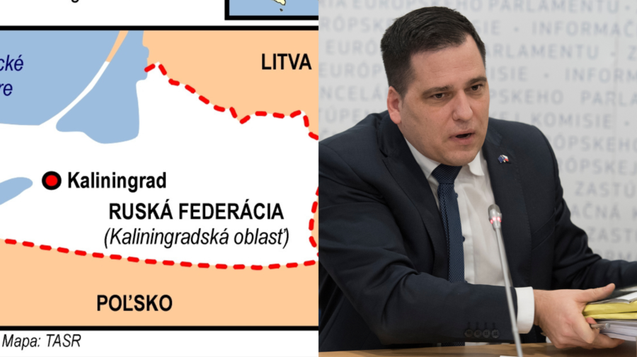 Mapa Kaliningradu a český poslanec Tomáš Zdechovský