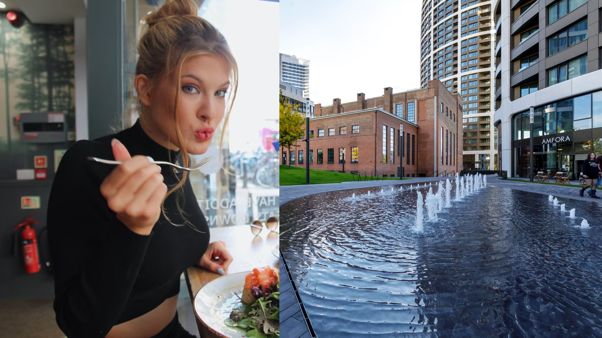 Na snímke je žena, ktoré je šalát a Jurkovičová tepláreň.