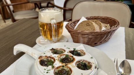 Na snímke je jedlo z podniku Štefánka by Pulitzer.