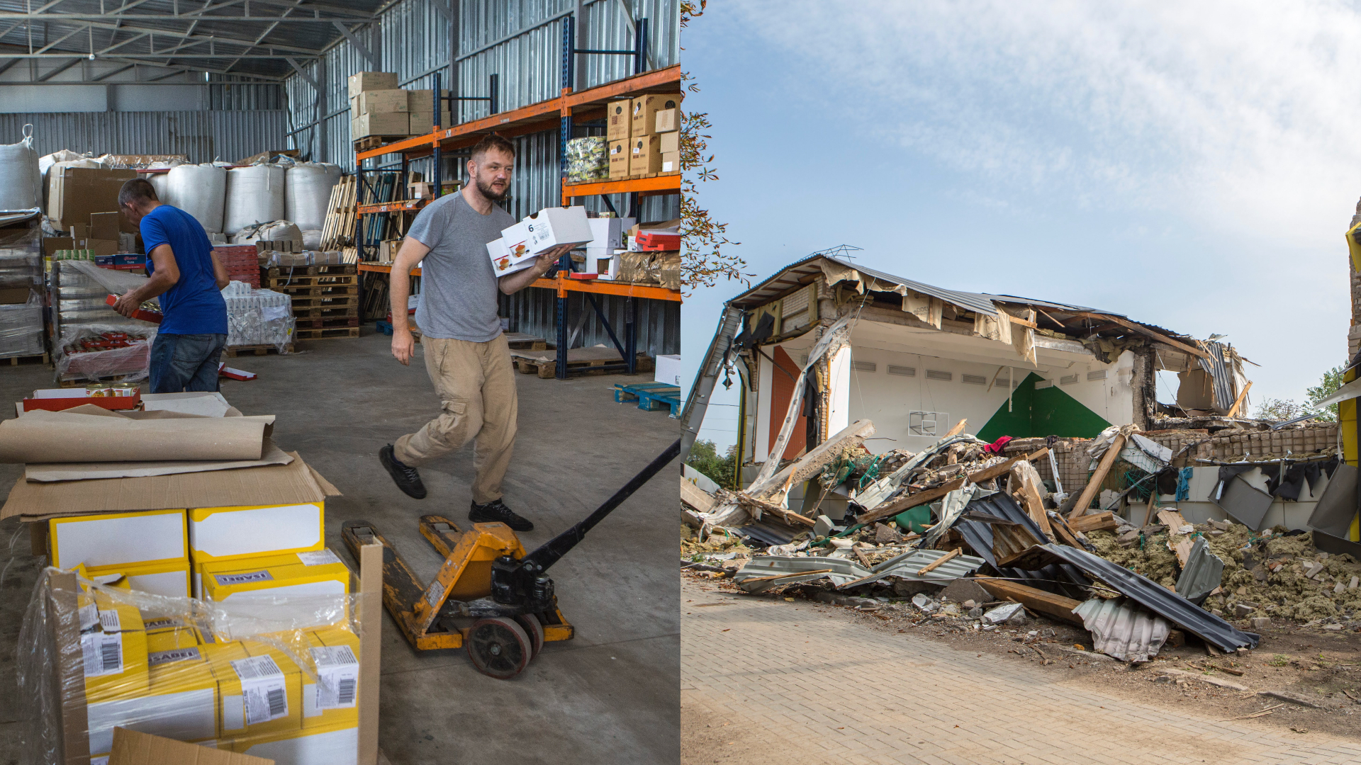 Dobrovoľníci na Ukrajine pracujú a pomáhajú. Rozvážajú humanitárnu pomoc, evakuujú ľudí a poskytujú im domovy. Pôsobí tu Nadácia Integra a organizácia Realis