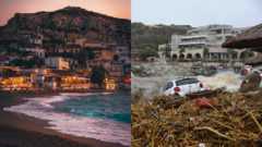 Nádherný ostrov Kréta a búrka, ktorá ju ničí