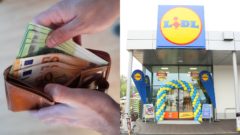 Na snímke je Lidl a peňaženka.