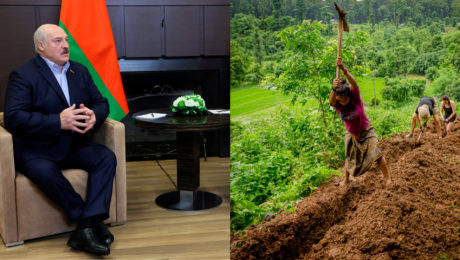 Lukašenko v Bielorusku