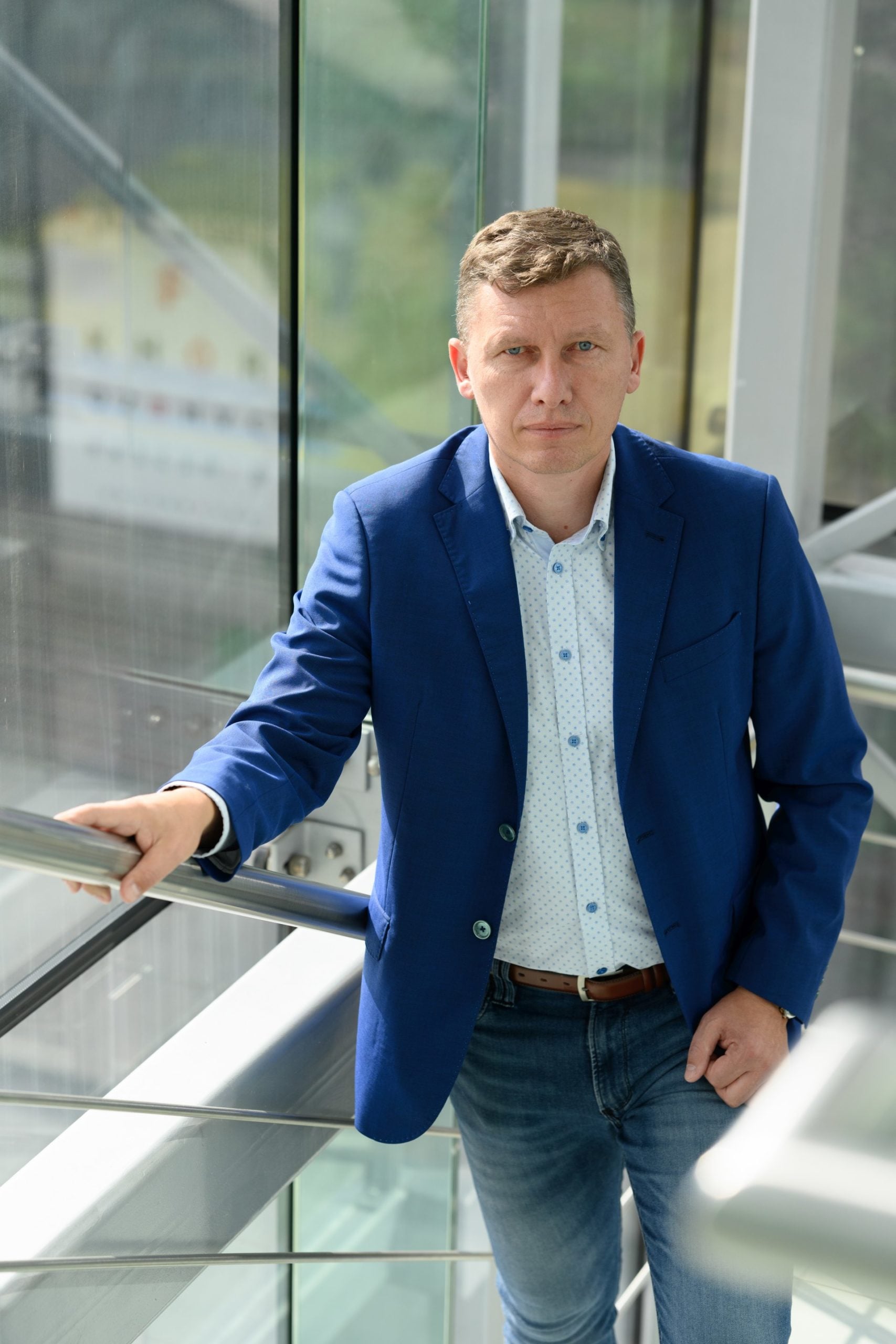 Na snímke je Marián Smik, konateľ spoločnosti GreenBat 