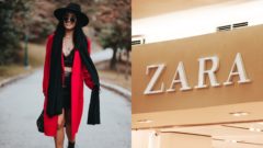 Na snímke je žena a logo značky Zara.