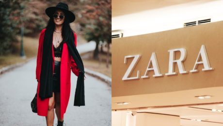 Na snímke je žena a logo značky Zara.