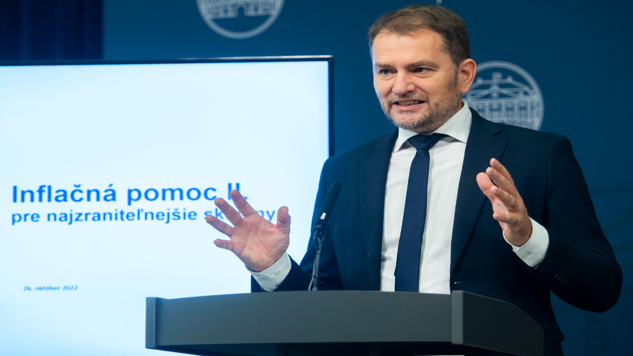 Minister financií Igor Matovič