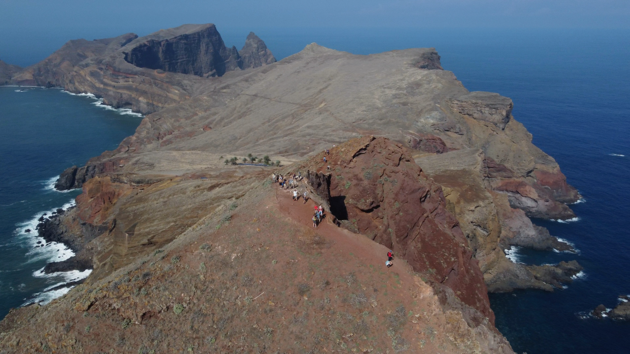 Záber na súostrovie Madeira