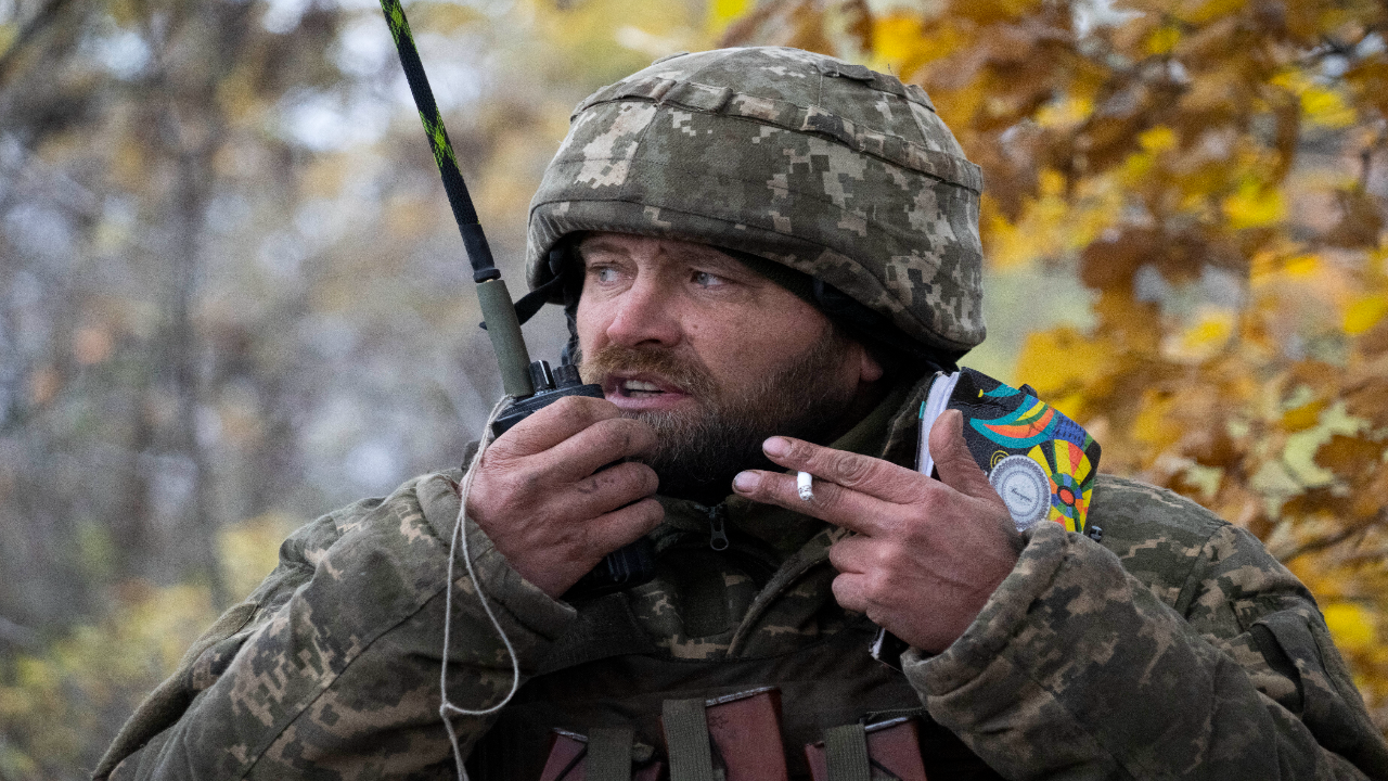 Záber na ukrajinského veliteľa vojska