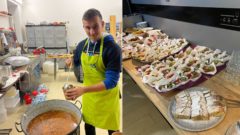 Jedlo volebnej noci: