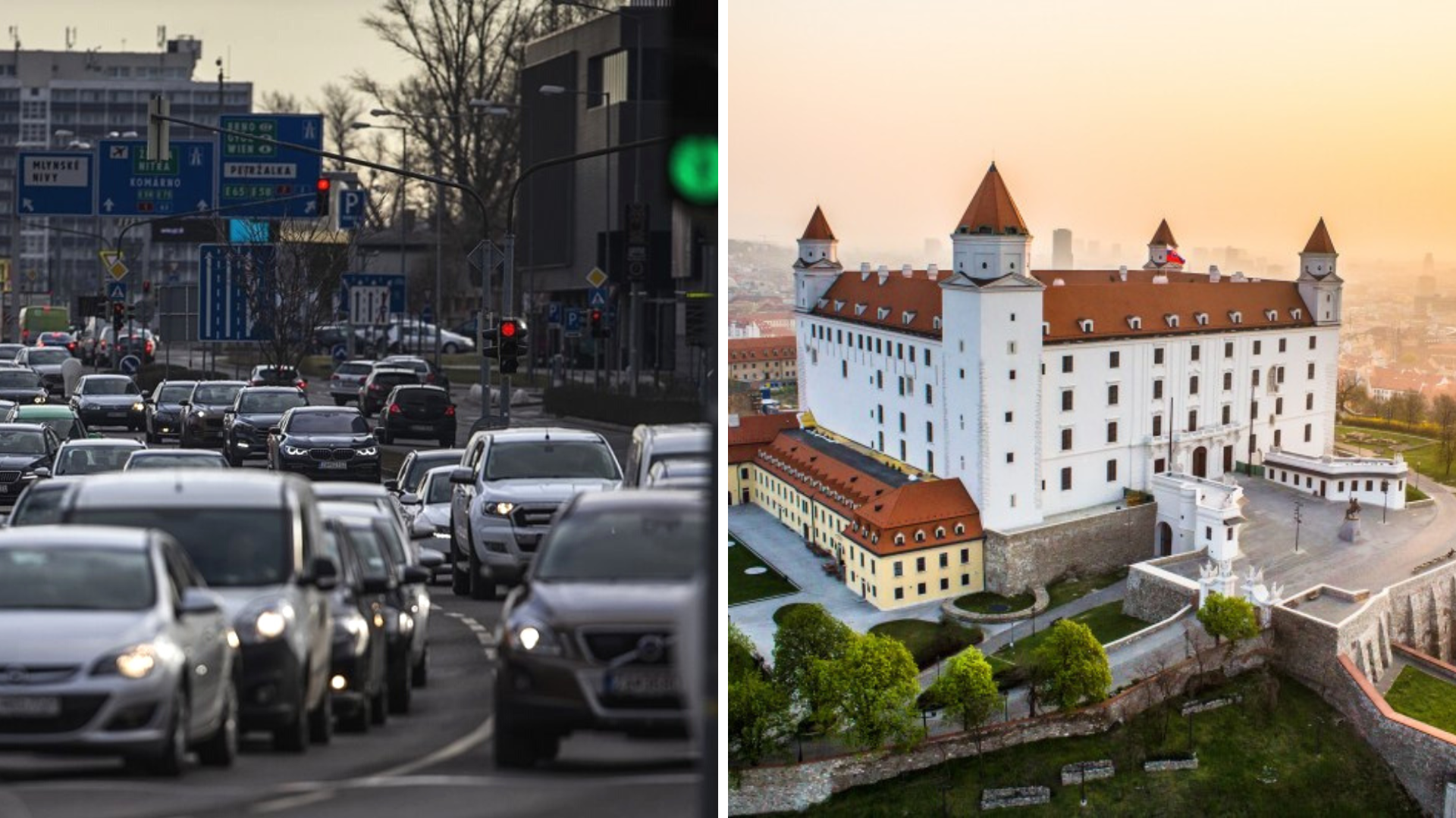 zápcha a hrad bratislavský móre