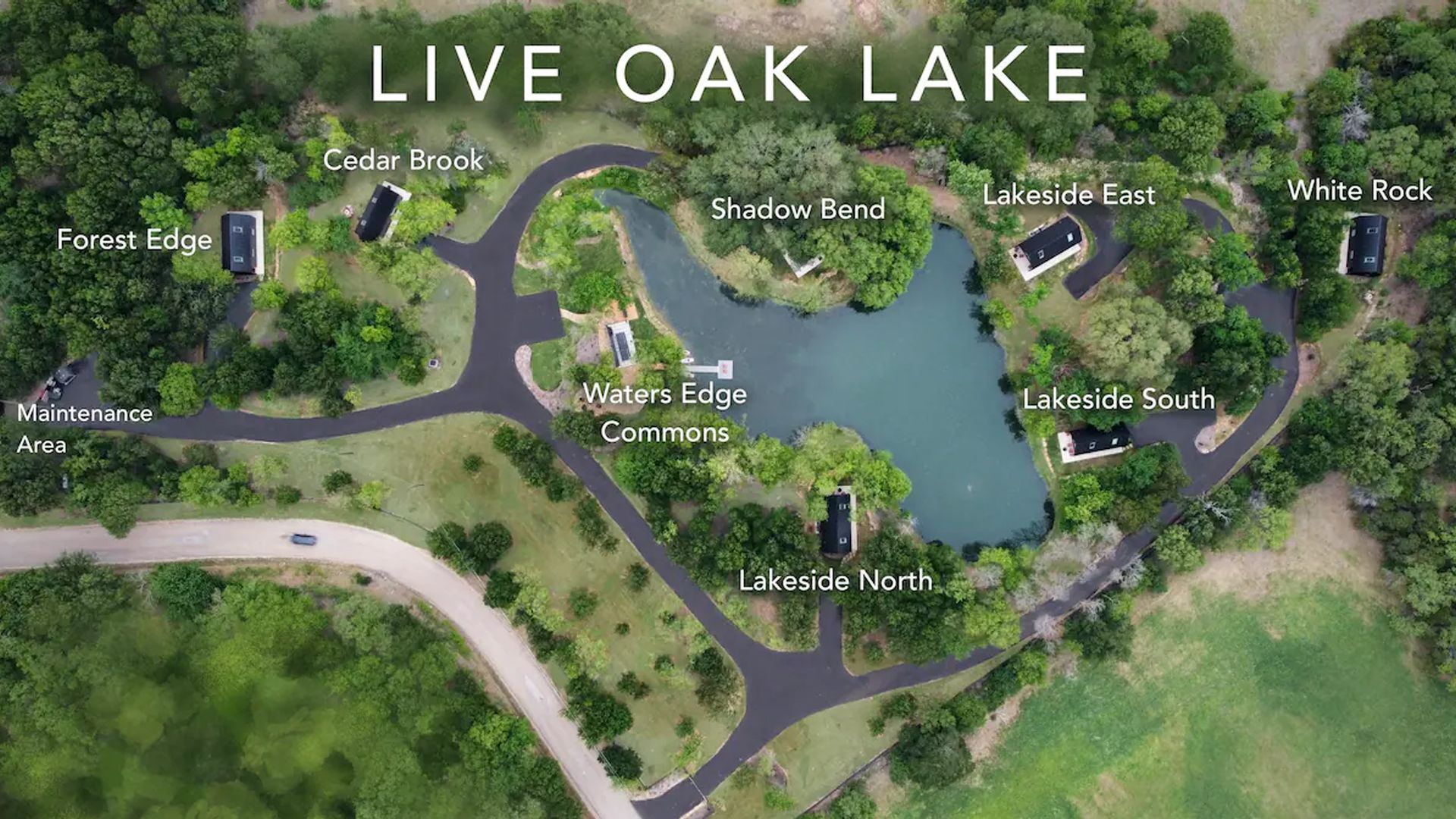 Live Oak Lake in Texas 